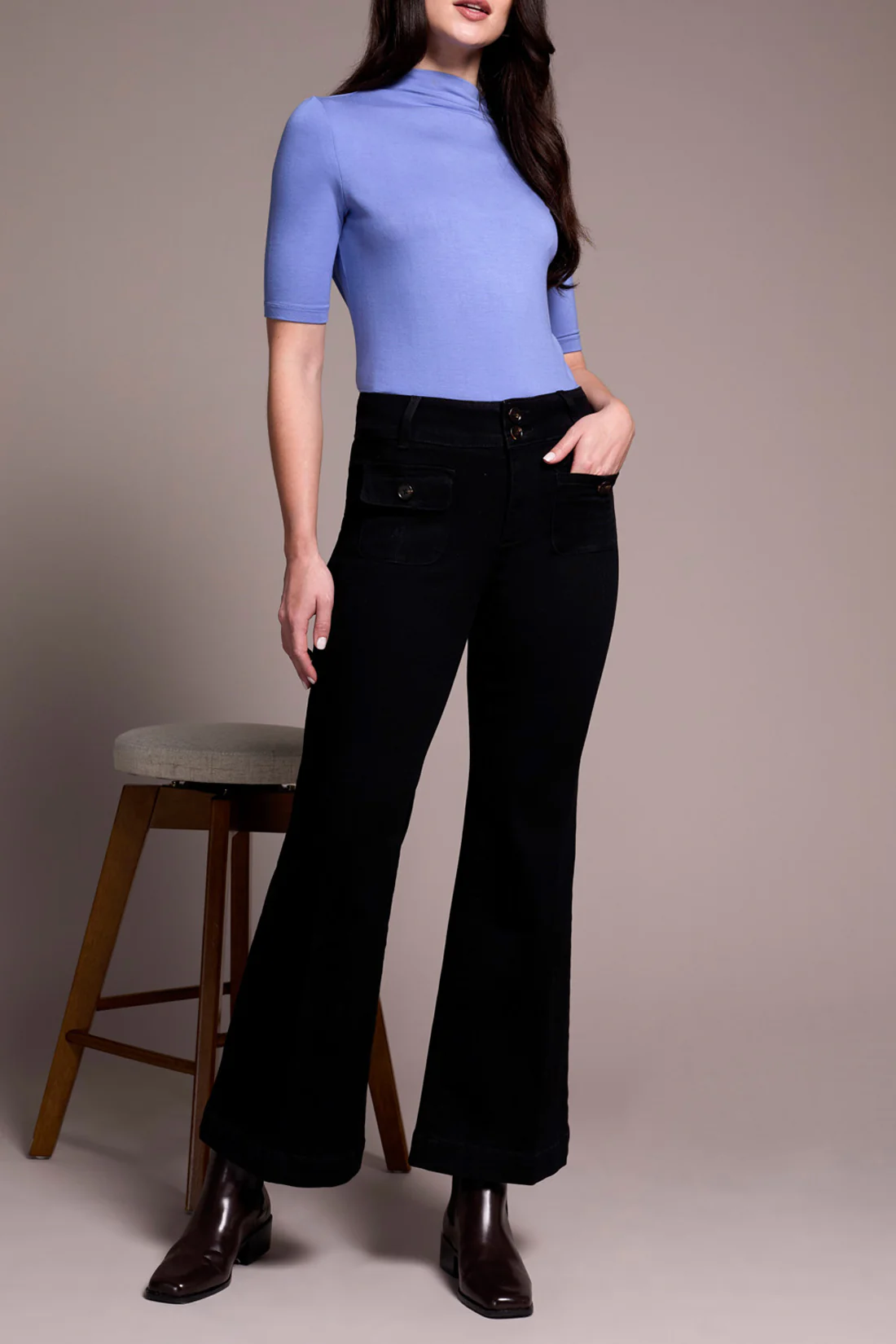 Tribal - Brooke High Rise, Trouser Jean #5903O - Image 4