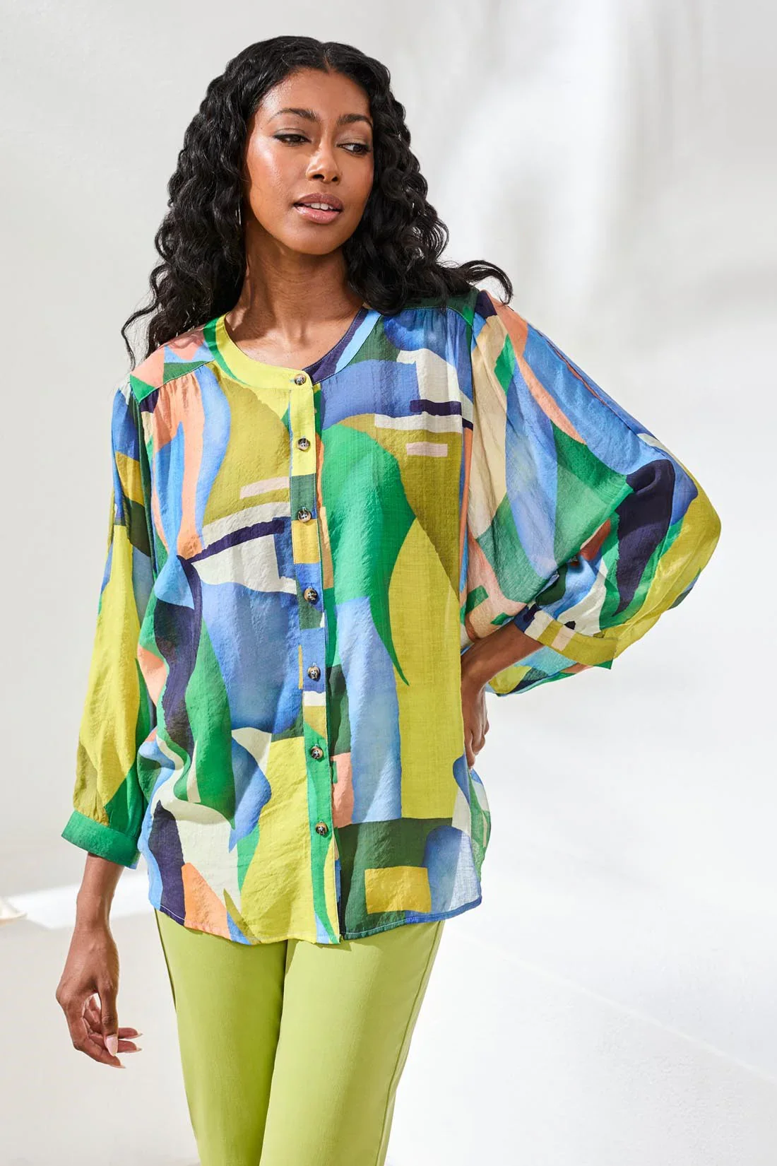 TRIBAL - WOMEN'S BLOUSE 5539O-4996 - Image 3
