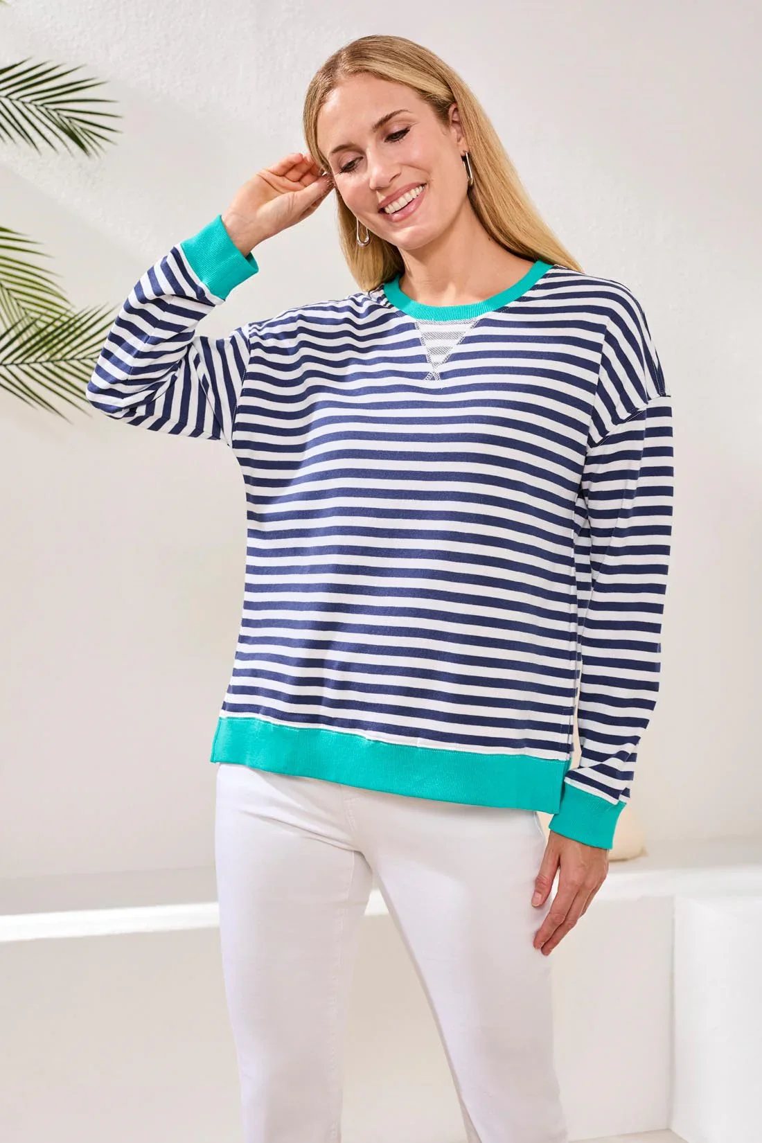TRIBAL - WOMEN'S KNIT TOP 2487O-8329 - Image 3