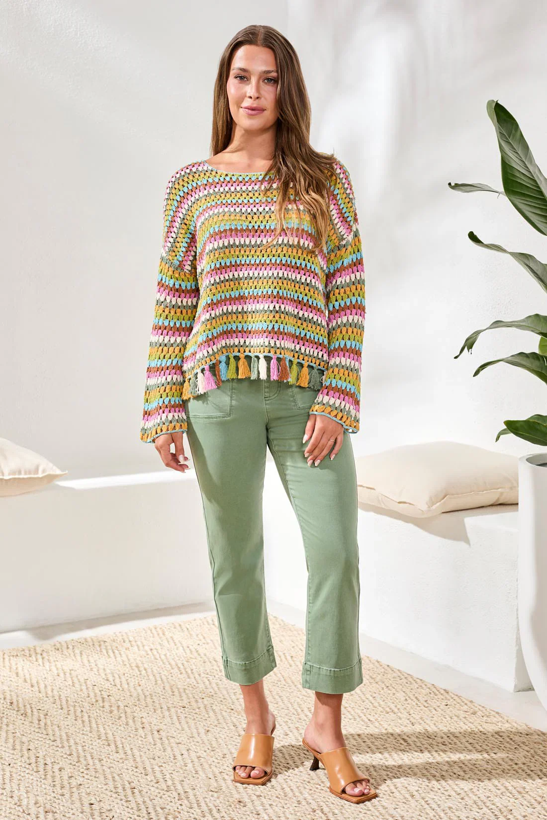 TRIBAL - WOMEN'S SWEATER 3034O-576 - Image 2