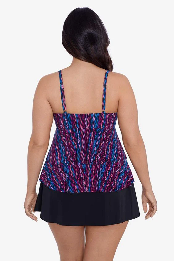 TRIMSHAPER- WOMEN'S LEONA SERAPE TANKINI - Image 3