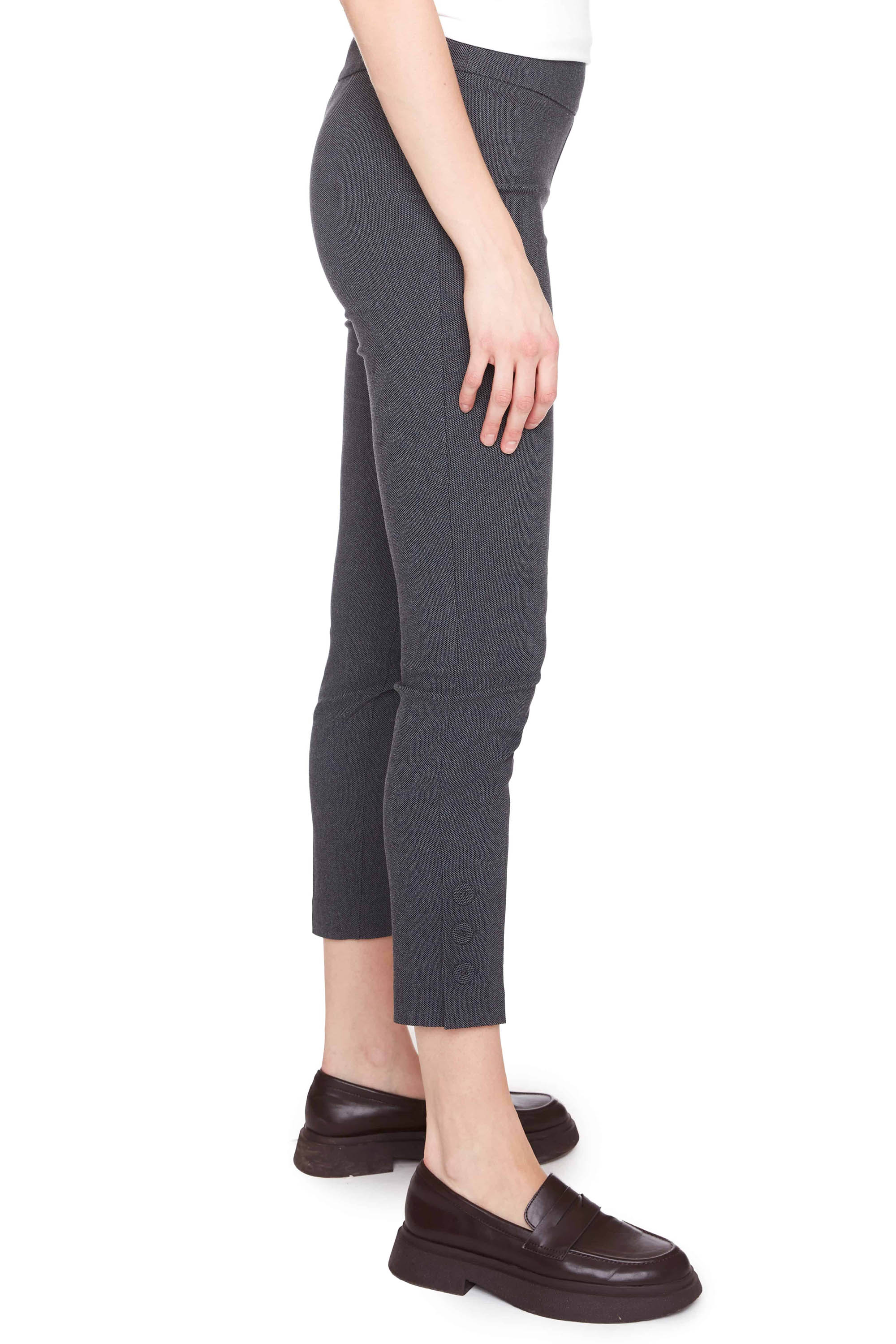 UP! PANTS-  WOMEN'S MIST TECHNO BUTTON VENT ANKLE PANT - Image 3