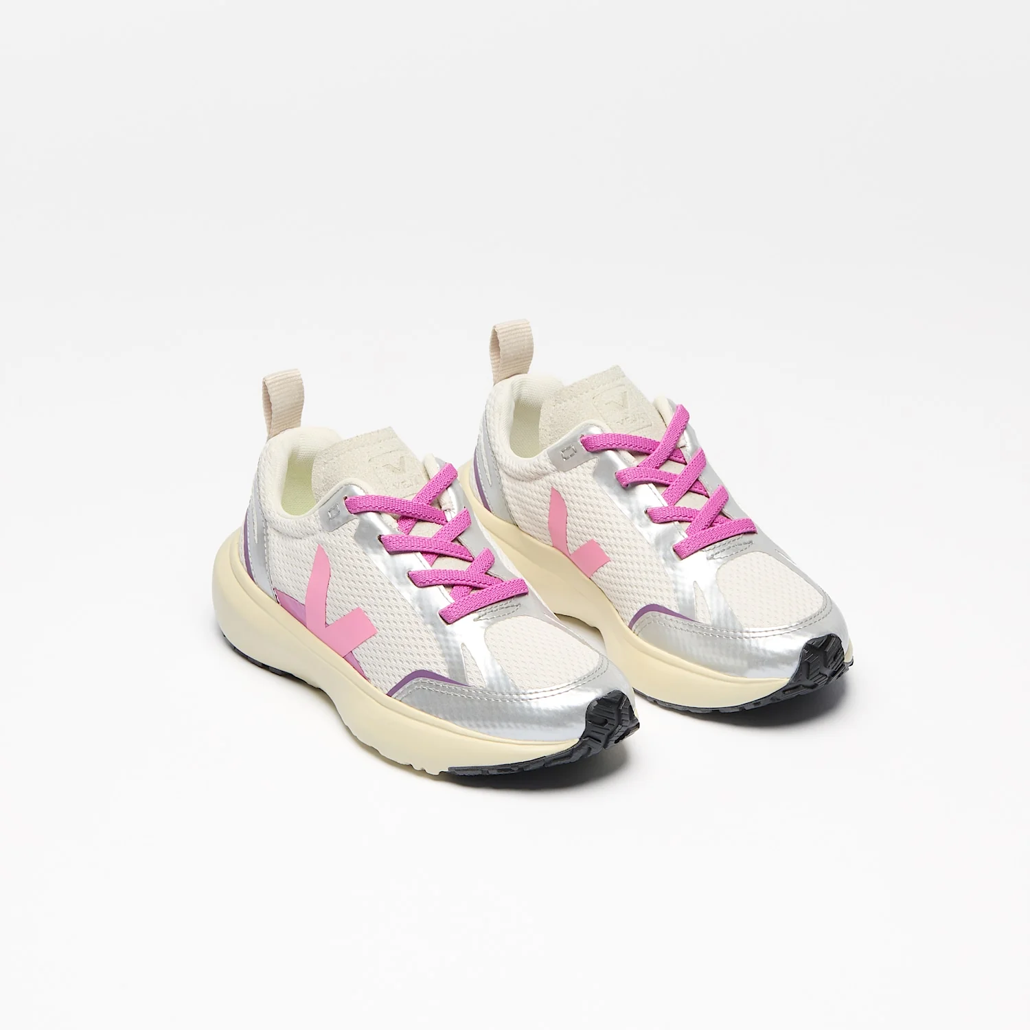 VEJA - KIDS CANARY ELASTIC LACES SHOES - Image 5