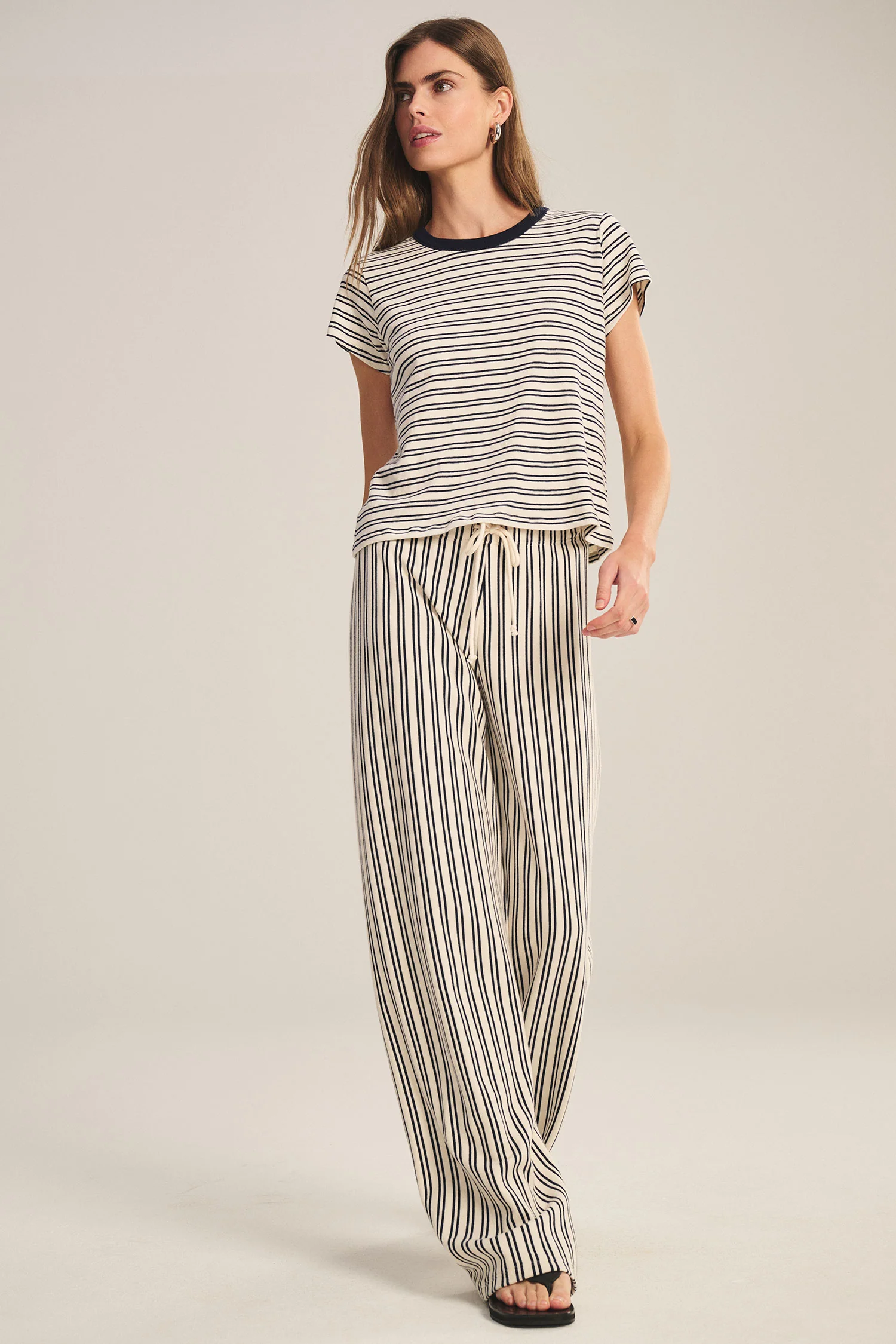 VELVET - VINTAGE STRIPE TERRY PANT AMELISE07 - Image 4