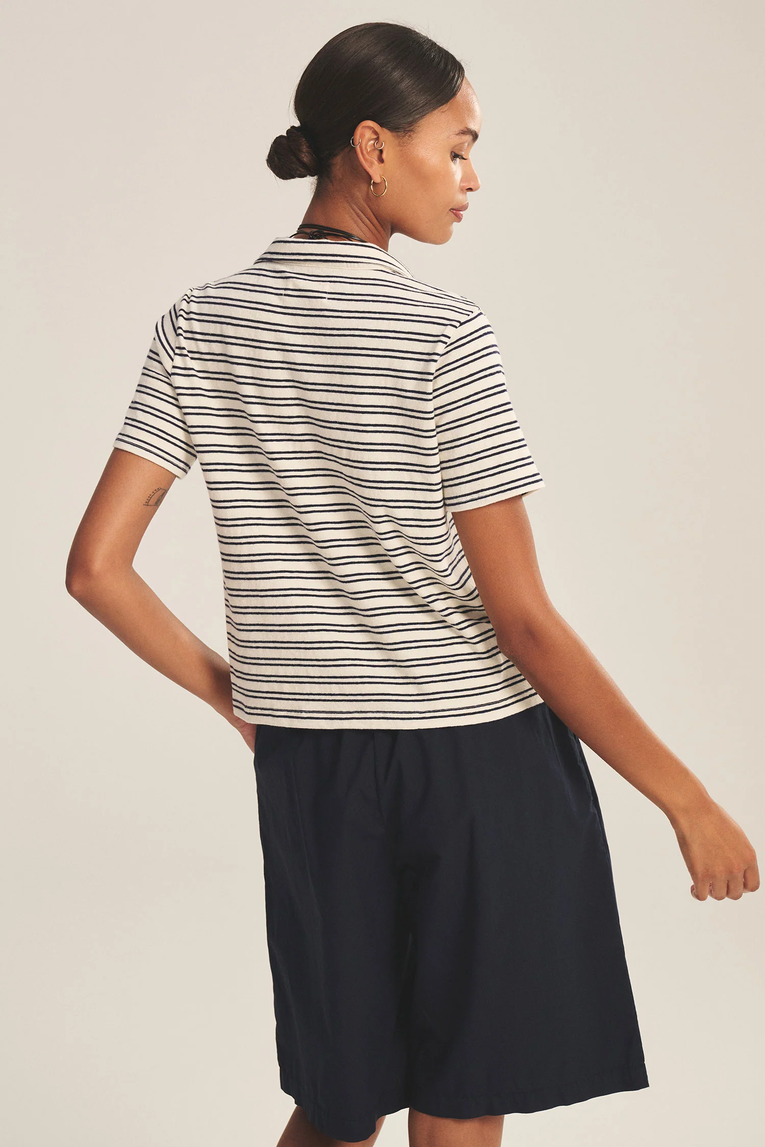 VELVET - YARN DYE STRIPE JERSEY TOP PERRIN07 - Image 9
