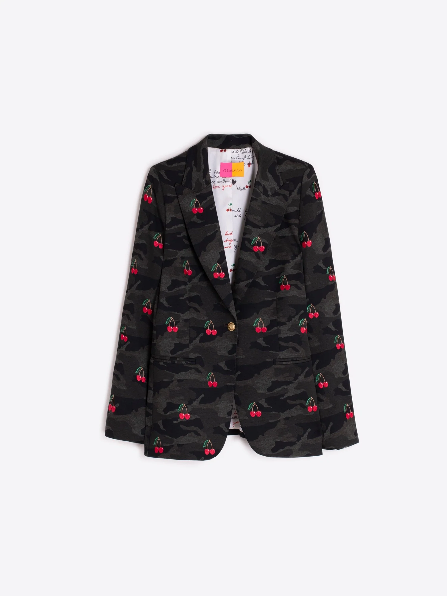 VILAGALLO- WOMEN'S HEATHER EMB BLAZER - Image 3