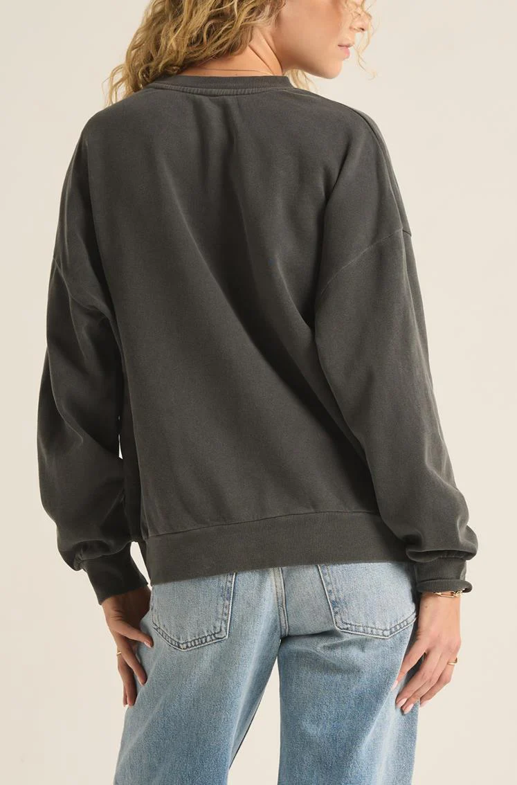 Z SUPPLY- WOMEN'S HALFTIME SWEATER - Image 2